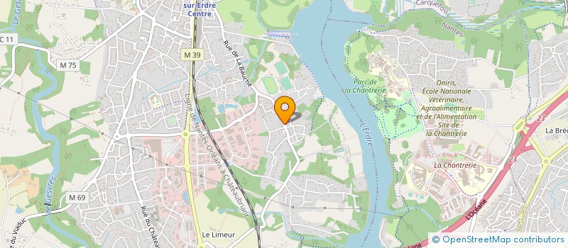 localisation de l'entreprise MONSIEUR DIMITRI GARDA à LA CHAPELLE-SUR-ERDRE