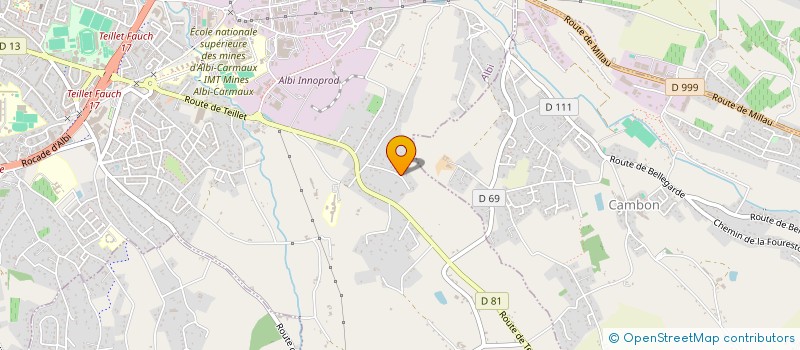 localisation de l'entreprise MONSIEUR DIMITRI GARDELLE  ALBI