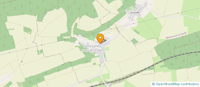 localisation de l'entreprise MONSIEUR DIMITRI GARETTE  SAINT-JULIEN-SOUS-LES-COTES