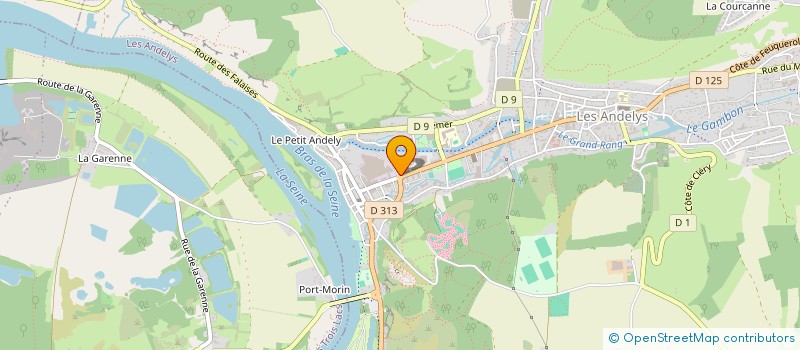 localisation de l'entreprise MONSIEUR DIMITRI GARREAU à LES ANDELYS