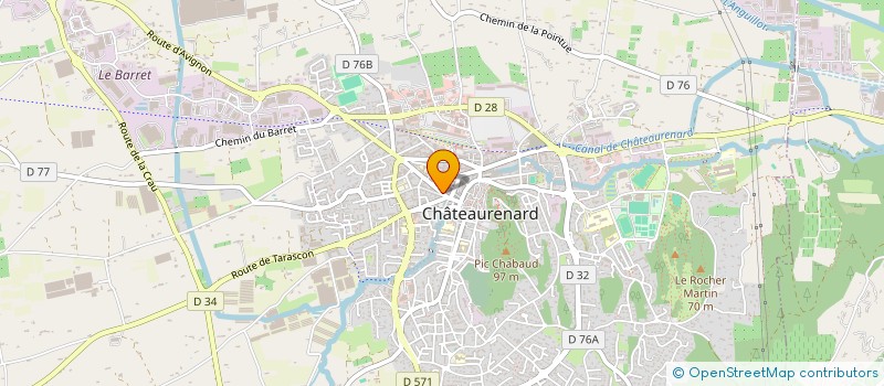 localisation de l'entreprise MONSIEUR DIMITRI GAULTIER  CHATEAURENARD