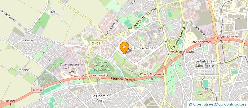 localisation de l'entreprise MONSIEUR DIMITRI GAUMER à CAEN
