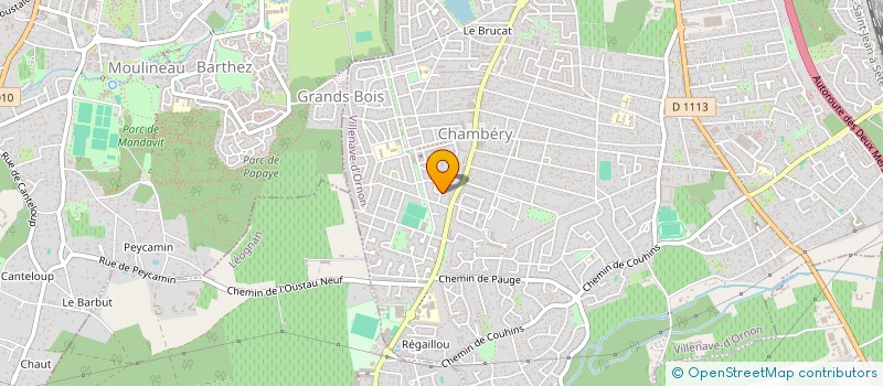 localisation de l'entreprise MONSIEUR DIMITRI GEILLER  VILLENAVE-D'ORNON