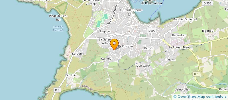 localisation de l'entreprise MONSIEUR DIMITRI GENIER à CAMARET-SUR-MER