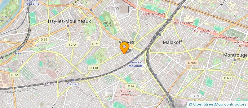 localisation de l'entreprise MONSIEUR DIMITRI GEORGES BLANLEUIL  VANVES