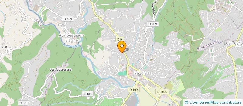 localisation de l'entreprise MONSIEUR DIMITRI GHIO  PEGOMAS