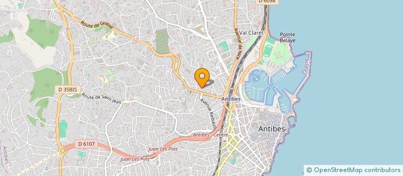localisation de l'entreprise MONSIEUR DIMITRI GLADIEUX CUNHA à ANTIBES