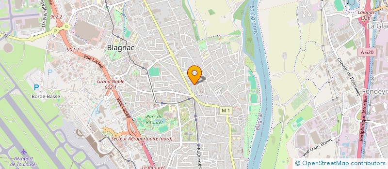 localisation de l'entreprise MONSIEUR DIMITRI GOBLET  BLAGNAC