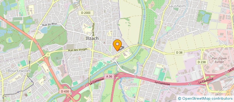 localisation de l'entreprise MONSIEUR DIMITRI GOMEZ  ILLZACH