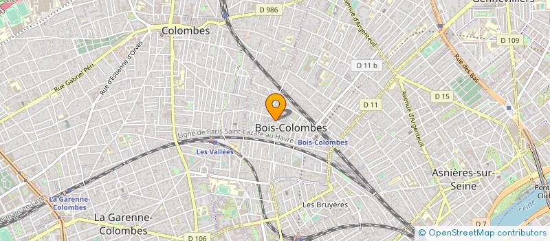 localisation de l'entreprise MONSIEUR DIMITRI GONSE à BOIS-COLOMBES