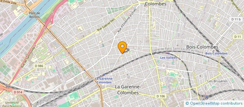 localisation de l'entreprise MONSIEUR DIMITRI GONZALEZ à COLOMBES