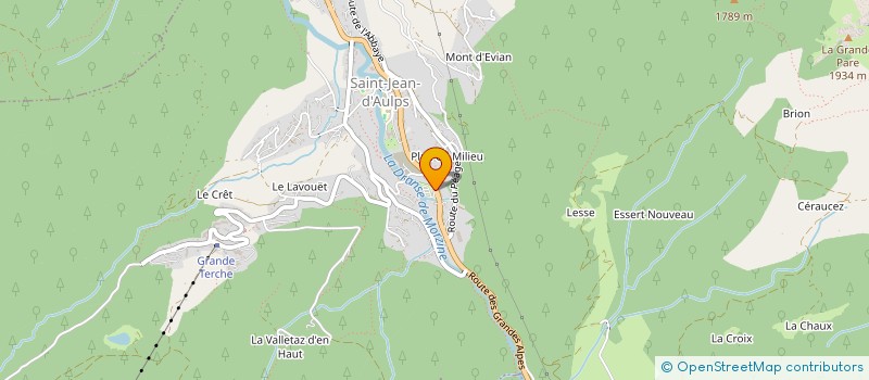 localisation de l'entreprise MONSIEUR DIMITRI GORIS  SAINT-JEAN-D'AULPS