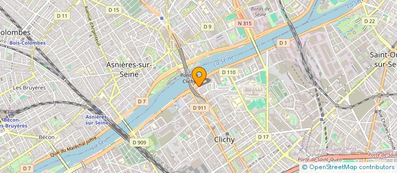 localisation de l'entreprise MONSIEUR DIMITRI GRABIA à CLICHY