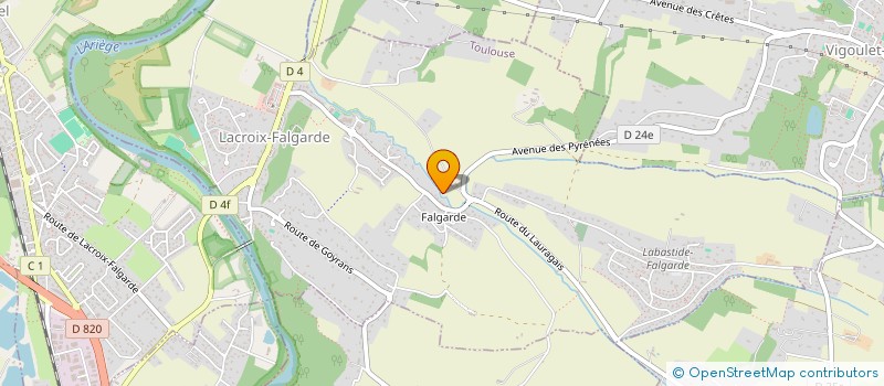 localisation de l'entreprise MONSIEUR DIMITRI GRACIA  LACROIX-FALGARDE