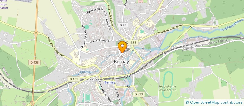 localisation de l'entreprise MONSIEUR DIMITRI GRIMPART  BERNAY