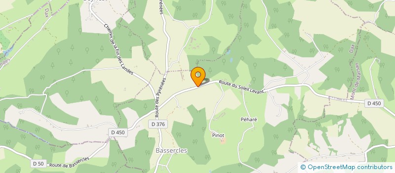 localisation de l'entreprise MONSIEUR DIMITRI GUEIT  BASSERCLES