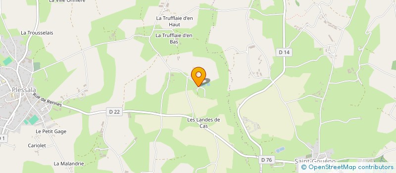 localisation de l'entreprise MONSIEUR DIMITRI GUERIN à LE MENE