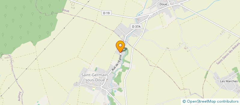 localisation de l'entreprise MONSIEUR DIMITRI GUERIN  SAINT-GERMAIN-SOUS-DOUE