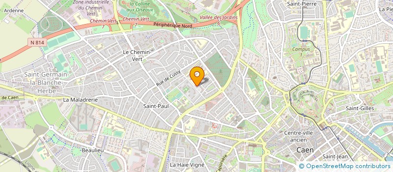 localisation de l'entreprise MONSIEUR DIMITRI GUILLARD à CAEN