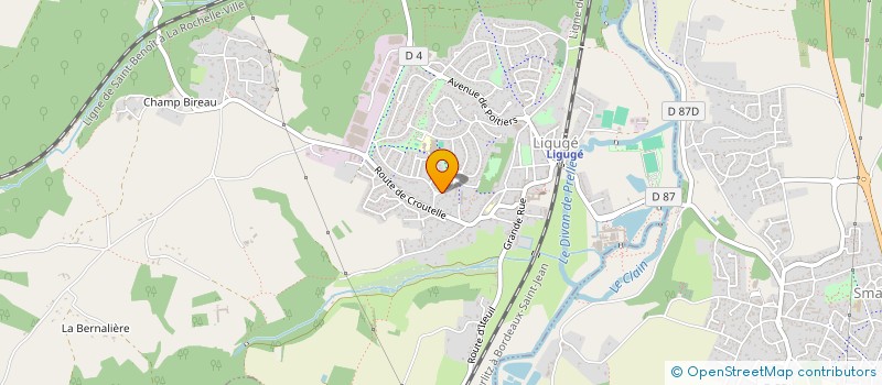 localisation de l'entreprise MONSIEUR DIMITRI GUILLON  LIGUGE