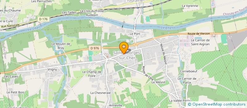 localisation de l'entreprise MONSIEUR DIMITRI HANSER  SAINT-GEORGES-SUR-CHER