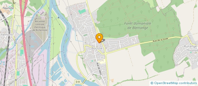 localisation de l'entreprise MONSIEUR DIMITRI HEITZ  BOUSSE