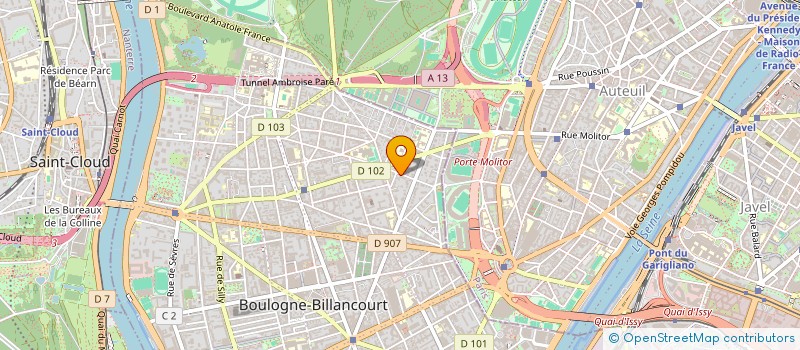 localisation de l'entreprise MONSIEUR DIMITRI HENAULT à BOULOGNE-BILLANCOURT