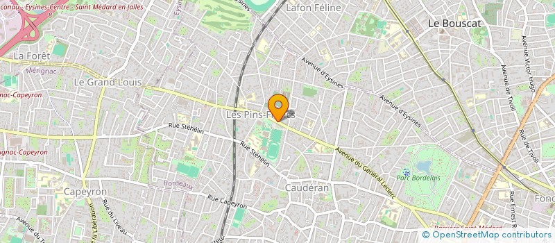 localisation de l'entreprise MONSIEUR DIMITRI HENRYE  BORDEAUX