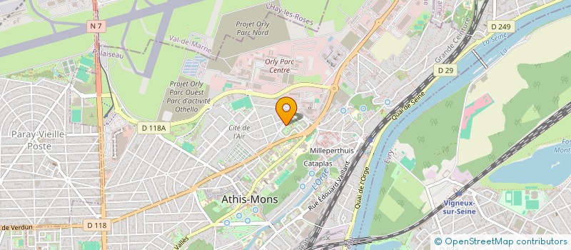 localisation de l'entreprise MONSIEUR DIMITRI HILAIRE  ATHIS-MONS