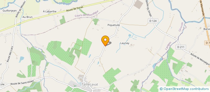 localisation de l'entreprise MONSIEUR DIMITRI ILLANA  TAILLECAVAT