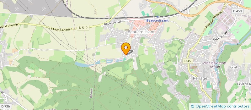 localisation de l'entreprise MONSIEUR DIMITRI INGLESE  BEAUCROISSANT