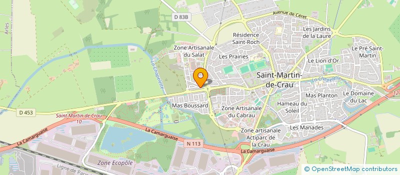 localisation de l'entreprise MONSIEUR DIMITRI JACQUEMART à SAINT-MARTIN-DE-CRAU