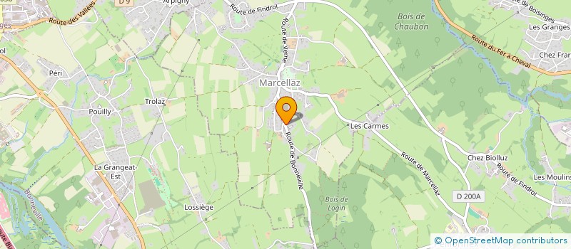 localisation de l'entreprise MONSIEUR DIMITRI JAMES BEAUSSART  MARCELLAZ
