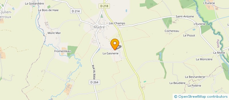 localisation de l'entreprise MONSIEUR DIMITRI JEANNE  MADRE