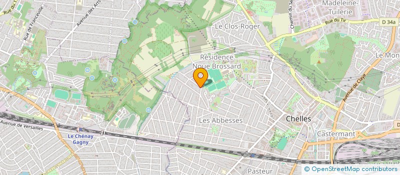 localisation de l'entreprise MONSIEUR DIMITRI JEANNOT  CHELLES