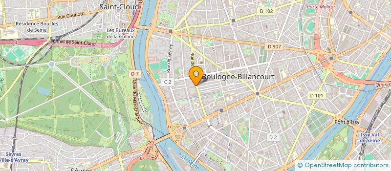 localisation de l'entreprise MONSIEUR DIMITRI JOLY LYAUTEY DE COLOMBE à BOULOGNE-BILLANCOURT