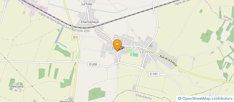 localisation de l'entreprise MONSIEUR DIMITRI KALENITCHENKO  LE THOU