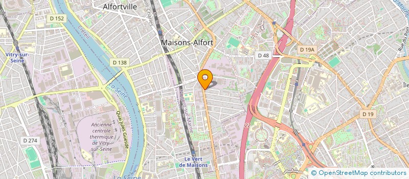 localisation de l'entreprise MONSIEUR DIMITRI KANTAROVICH  MAISONS-ALFORT