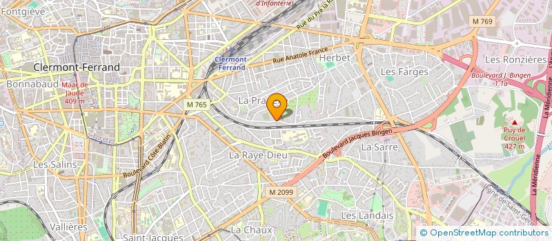 localisation de l'entreprise MONSIEUR DIMITRI KARI  CLERMONT-FERRAND