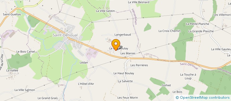 localisation de l'entreprise MONSIEUR DIMITRI KERMEUR  SAINT-DENOUAL