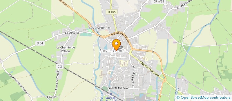 localisation de l'entreprise MONSIEUR DIMITRI KHATCHADOURIAN  SURY-LE-COMTAL