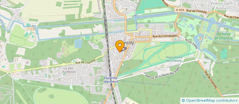 localisation de l'entreprise MONSIEUR DIMITRI KIJEK à CHANTILLY