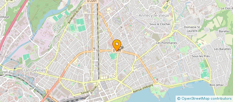 localisation de l'entreprise MONSIEUR DIMITRI KILLY à ANNECY