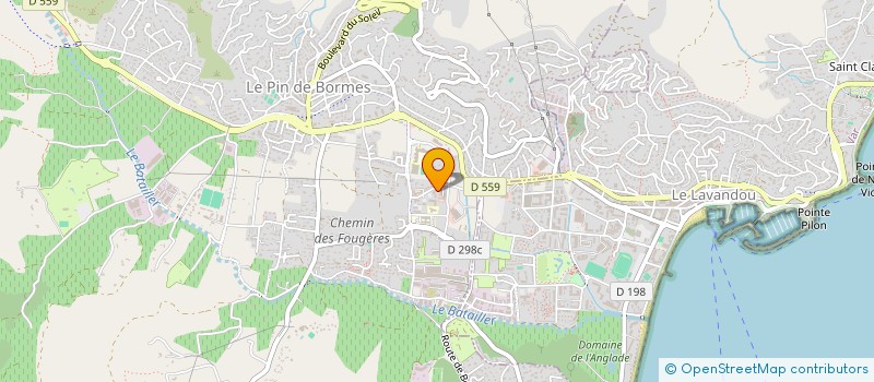 localisation de l'entreprise MONSIEUR DIMITRI KLUGSTERTZ à BORMES-LES-MIMOSAS