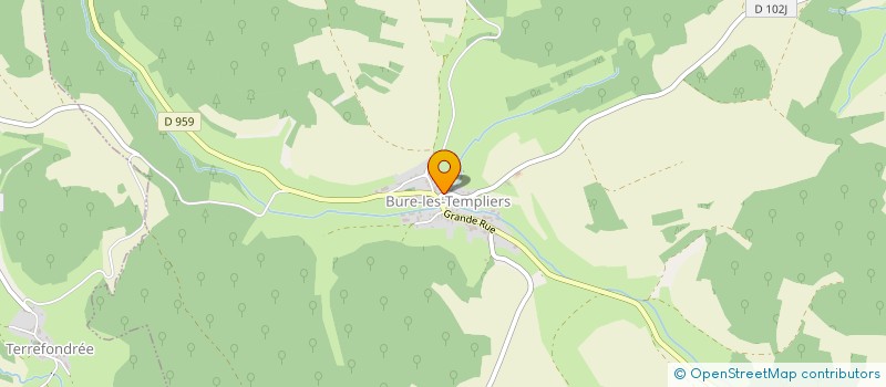 localisation de l'entreprise MONSIEUR DIMITRI KOULAGUINE à BURE-LES-TEMPLIERS