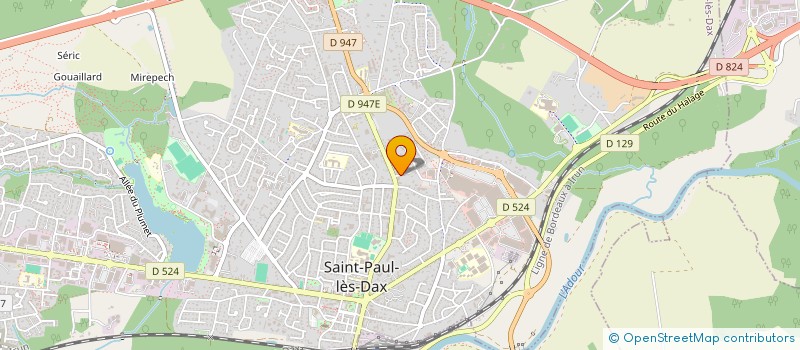 localisation de l'entreprise MONSIEUR DIMITRI LAFARGUE à SAINT-PAUL-LES-DAX
