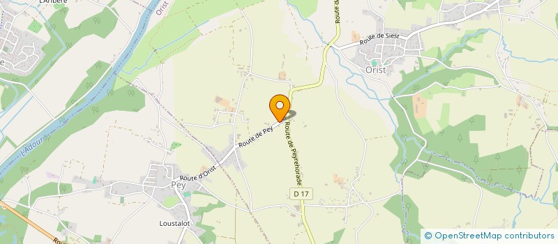 localisation de l'entreprise MONSIEUR DIMITRI LAFON  ORIST