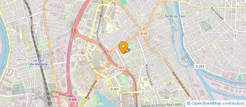 localisation de l'entreprise MONSIEUR DIMITRI LAFON  CRETEIL