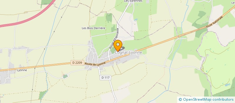 localisation de l'entreprise MONSIEUR DIMITRI LAGRELLE à SAINT-GERMAIN-DES-FOSSES