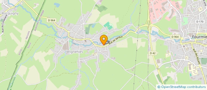 localisation de l'entreprise MONSIEUR DIMITRI LALLIER  WIGNEHIES